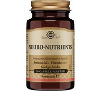 Solgar NEURO NUTRIENTS - Amminoacidi, vitamine del gruppo B e Ginkgo biloba, 30 capsule vegetali