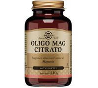 SOLGAR Oligo Mag Citrato 60 tavolette - integratore per il sistema nervoso