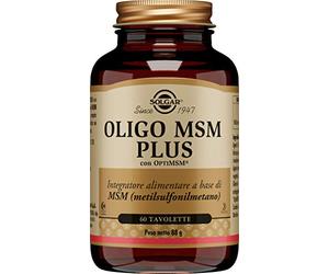 Solgar OLIGO MSM PLUS - MSM (metilsulfonilmetano) OptiMSM®, 1000 mg, 60 tavolette