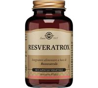 Solgar Resveratrox Integratore Alimentare Antiossidante 60 Capsule