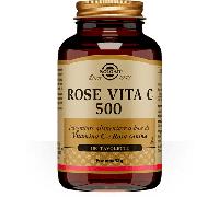 SOLGAR Rose Vita C 500 - Integratore di Vitamina C e Rosa Canina 100 Tavolette
