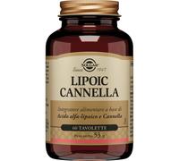 Solgar Solgar Lipoic Cannella 60 tavolette - Integratore per l'intestino