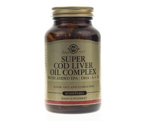 Solgar Super Complesso di Olio di Fegato di Merluzzo - 60 Capsule Morbide
