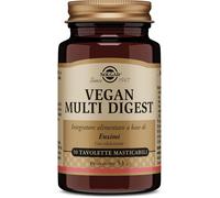 Solgar Vegan Multi Digest 50 Tavolette Masticabili Enzimi Digestivi | Miscela en