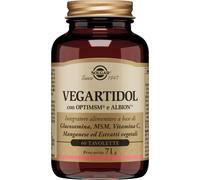 Solgar Vegartidol, 60 tavolette - Glucosamina & MSM per articolazioni (con Zenzero, Salice e Vitamina C)
