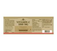 Solgar Vit C 1000mgr 250 Units Marrone Brown