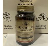 SOLGAR VITA D3 1000 MASTICABILE vitamina D3 - prezzo scontato