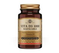 Solgar Vita D3 1000 UI Masticabile 100 Tavolette Vitamina D3