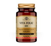 Solgar Vita Folic 400 Integratore Alimentare, 100 Tavolette