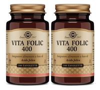 SOLGAR® Vita Folic 400 Set da 2 2x26 g Tavolette