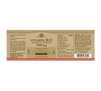 Solgar Vitamina B12 1000mcg 250 Unità Golden