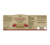 Solgar Vitamina C Adulti 500 Mg/ Mirtillo Rosso Lampone 90 Unità Brown