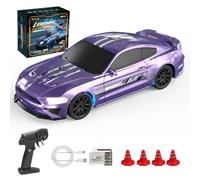 SOLIAXDIY 1/43 Scala Full Proporzionale Mini RC Drift Car con Luci a LED, 15 KM/H 2.4GHz Telecomando Modello da Corsa Elettrico, 4WD Elettrico Drifting Veicolo per Adulti