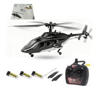 SOLIAXDIY F150BL V3 Airwolf RC elicottero, aereo da combattimento elettrico a 5 canali con luce posteriore a LED, elicottero radiocomandato militare, regalo per adulti