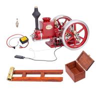 SOLIAXDIY HM-01 7cc motore a quattro tempi orizzontale con accessori di avviamento, mini hit and miss internal motore a quattro tempi con sollevamento del cambio alto/bassa velocità, regalo per adulti