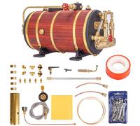 SOLIAXDIY KACIO WS100L - Caldaia a vapore in rame, 850 mL, con valvola di sicurezza e indicatore di pressione per navi modello da 1,0 a 1,5 m