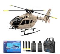 SOLIAXDIY RC ERA C123 EC135 RC elicottero, 2.4G 6CH singolo rotore giroscopico modello di aerei volanti, scala 1/36 elicottero di telecomando per adulti e principianti