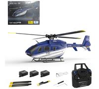 SOLIAXDIY RC ERA C187 EC135 RC Helicopter, 4CH 2.4GHz Single Rotor Flybarless Remote Control Aircraft 6-Axis Gyro con flusso ottico e mantenimento dell'altitudine, RTF principiante elicottero per