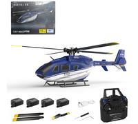 SOLIAXDIY RC ERA C187 EC135 RC Helicopter, 4CH 2.4GHz Single Rotor Flybarless Remote Control Aircraft 6-Axis Gyro con flusso ottico e mantenimento dell'altitudine, RTF principiante elicottero per