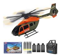 SOLIAXDIY RC ERA C190 RC Elicottero con giroscopio a 6 assi, scala 1/30 H145 6CH Brushless Dual-Motor Remote Control Helicopter Model, RTF Single-Rotor Aircraft con Altitude Hold & Optical Flow