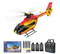 SOLIAXDIY RC ERA C190 RC Elicottero con giroscopio a 6 assi, scala 1/30 H145 6CH Brushless Dual-Motor Remote Control Helicopter Model, RTF Single-Rotor Aircraft con Altitude Hold & Optical Flow