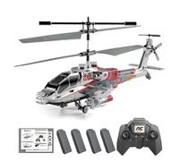 SOLIAXDIY XK1 elicottero telecomandato per Apache, 2.4G RC elicottero modello militare combattente, luci LED e mantenimento dell'altitudine