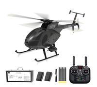 SOLIAXDIY YUXIANG F119S MD500 LittleBirds RC elicottero, scala 1/16 9CH Flybarless rotore modello elicottero militare, 6G/3D modalità commutabili aereo con decollo/atterraggio (giocatore professionale