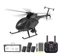 SOLIAXDIY YUXIANG F119S MD500 LittleBirds RC elicottero, scala 1/16 9CH Flybarless rotore modello elicottero militare, 6G/3D modalità commutabili aereo con decollo/atterraggio (giocatore professionale