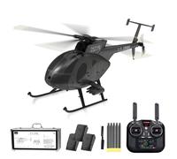SOLIAXDIY YUXIANG F119S MD500 LittleBirds RC elicottero, scala 1/16 9CH Flybarless rotore modello elicottero militare, 6G/3D modalità commutabili aereo con decollo/atterraggio (giocatore professionale