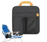 Solicoltura della tazza | Porta tazza da spiaggia leggera con manico | Organizzatore multifunzionale | Organizer portatile per braccio per sedia leggero per bottiglie d'acqua Carte chiave del telefono