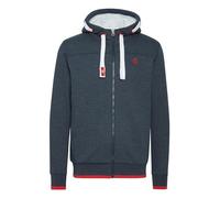 Solid BenjaminZip Pile Giacca di Felpa con Cappuccio E Fodera D'Orsacchiotto Felpa Aperta con Zip da Uomo con Cappuccio Rivestimento Teddy, Taglia:S, Colore:INS Blu M (P8991)