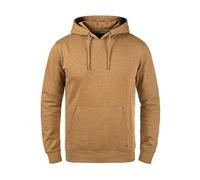 Solid Bert - Felpa con Cappuccio da Uomo, Taglia:L, Colore:Brown Mel (8056)
