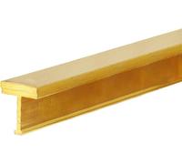 Solid Brass Gap Connecting Bar, Floor Seam Binder Transition Strip, Flat Divider Strip for Joining Flooring Gaps, TV Wall/Tile Floor Edge Decor(10mm (3/8"))