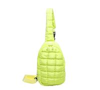 Solid Color Quilted Puffer Chest Bag with Adjustable Strap Small Crossbody Shoulder Purse Backpack for Casual and Travel Quilted Chest Bag