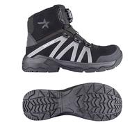 Solid Gear Onyx Mid scarpe di sicurezzait, EN 20345, 61340 S3 HRO ESD SRC Nero EUR 45