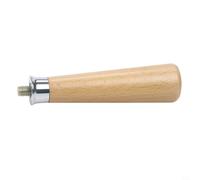 Solid Home - Maniglia per portafiltro per macchine compatibili - La maggior parte degli utensili in acciaio inox da 140 mm in legno naturale compatibile con macchine da caffè M10 ergonomiche in legno