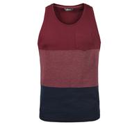 !Solid Maglietta 'Minho' blu scuro / rosso vino Uomo !Solid XL