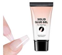 Solid Nail Gel, Strong Clear Acrylic, 30ml Adhesion Costless, High Adhesion Sculpting for Long Lasting Nail Tips, Extensions and Bonding, Versatile Use Creative Designs