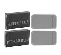 Solid Perfume, Travel Fragrance, Aromatic Balm, 2 Pezzi 10g Gelsomino Olio di Lavanda Balsamo Profumato Solido a Lunga Durata Per Uomini E Donne Per Uso in Viaggio