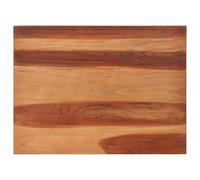 Solid Rosewood Table Top, spessore 25-27 mm, 60 x 80 cm, lucido & Lacquered Wood Desktop for Dining, Office or Commercial Use, Durable Wood Countertop