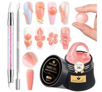 Solid Sculpture Builder Gel LEDSUUEI - Gel per unghie 3D Nude, Multiuso Antiaderente per Intagliare le Mani Kit di Estensione, Manicure Salone, Decora Strumento per Nail Art DIY, 20g(0,71 fl oz)