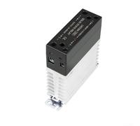 Solid State per relè 40A con dissipatore DIN rail Solid State (25A) | Corrente di carico 40 A, dissipatore di calore in alluminio integrato, montaggio su guida DIN, controllo DC-AC