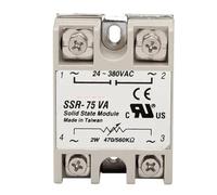 Solid State Relay SSR-50VA Industrial Solid State Relay Module SSR-10VA SSR-25VA SSR-40VA SSR-60VA SSR-75VA SSR-80VA SSR-100VA(SSR-60VA) Control Relays