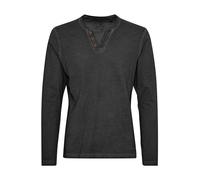 !Solid Tinox - Maglie a Manica Lunga con Collo A V da Uomo in Cotone 100%, Taglia:M, Colore:Black (9000)