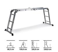 SOLID W3 | 12 gradini - Scala richiudibile Alluminio