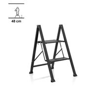 SOLID W5 | Scala richiudibile - 2 gradini - Scala richiudibile Nero