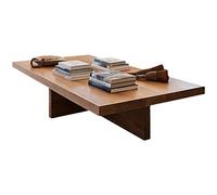 Solid Wood Coffee Table Low Table Home Hotel Living Room Rectangular Dining Table Modern Light Luxury Simple Log Tea Table 80cm (100cm)