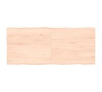 Solid Wood Dining Table 140 x 60 cm, Live Edge, Versatile Kitchen & Coffee Table, Rustic Reclaimed Wood, Multiuso Dining & Desk Surface, Home Furniture