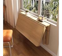 Solid Wood Hidden Dining Table, Folding Wall-mounted Drop-leaf Table,Space-saving Design Dining Table For Kitchen, Dining Living Room, Restaurant(50 * 70cm/20in*28in)