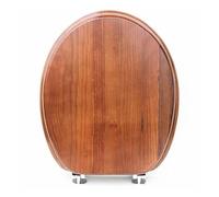 Solid wood O shaped type toilet seats,Universal Slow-Close toilet seats, Ordinary buffer toilet seats lid,J18103